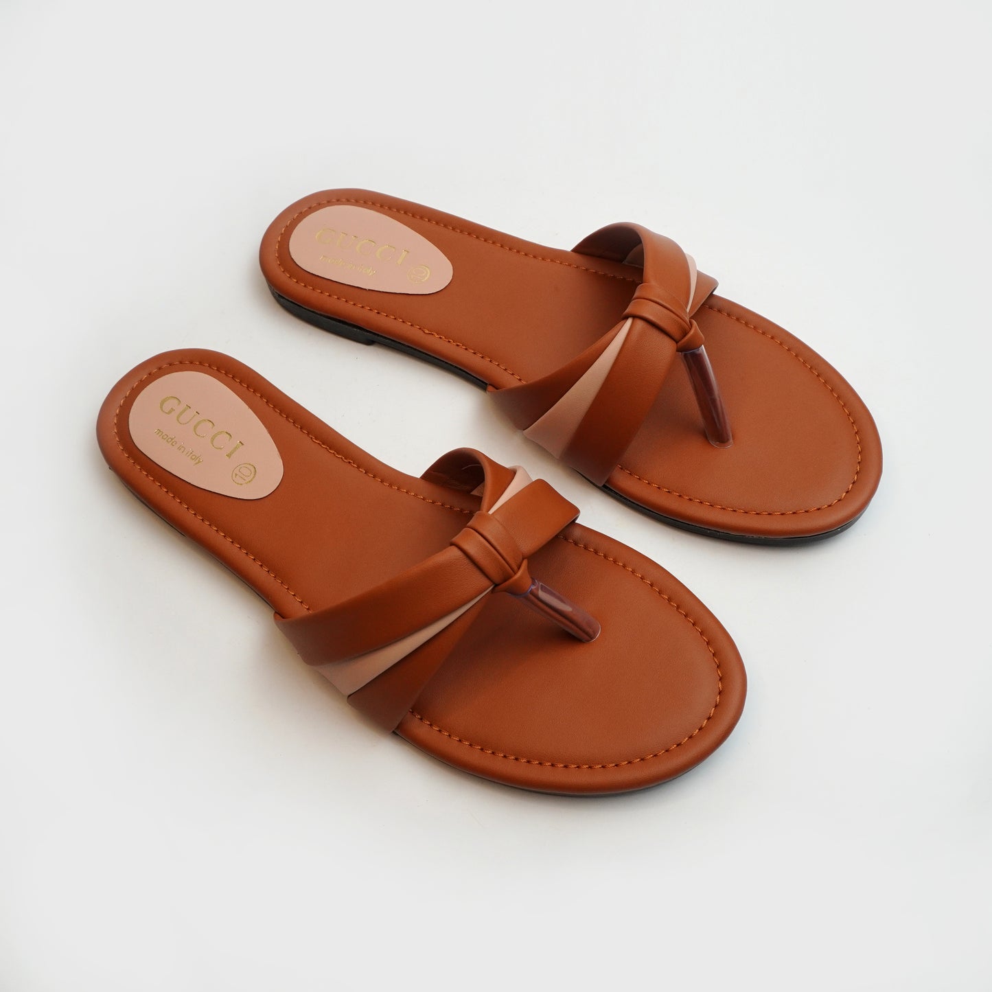 brown flat casual sandals for ladies – Comfortable trendy women’s footwear online Pakistan Nolva