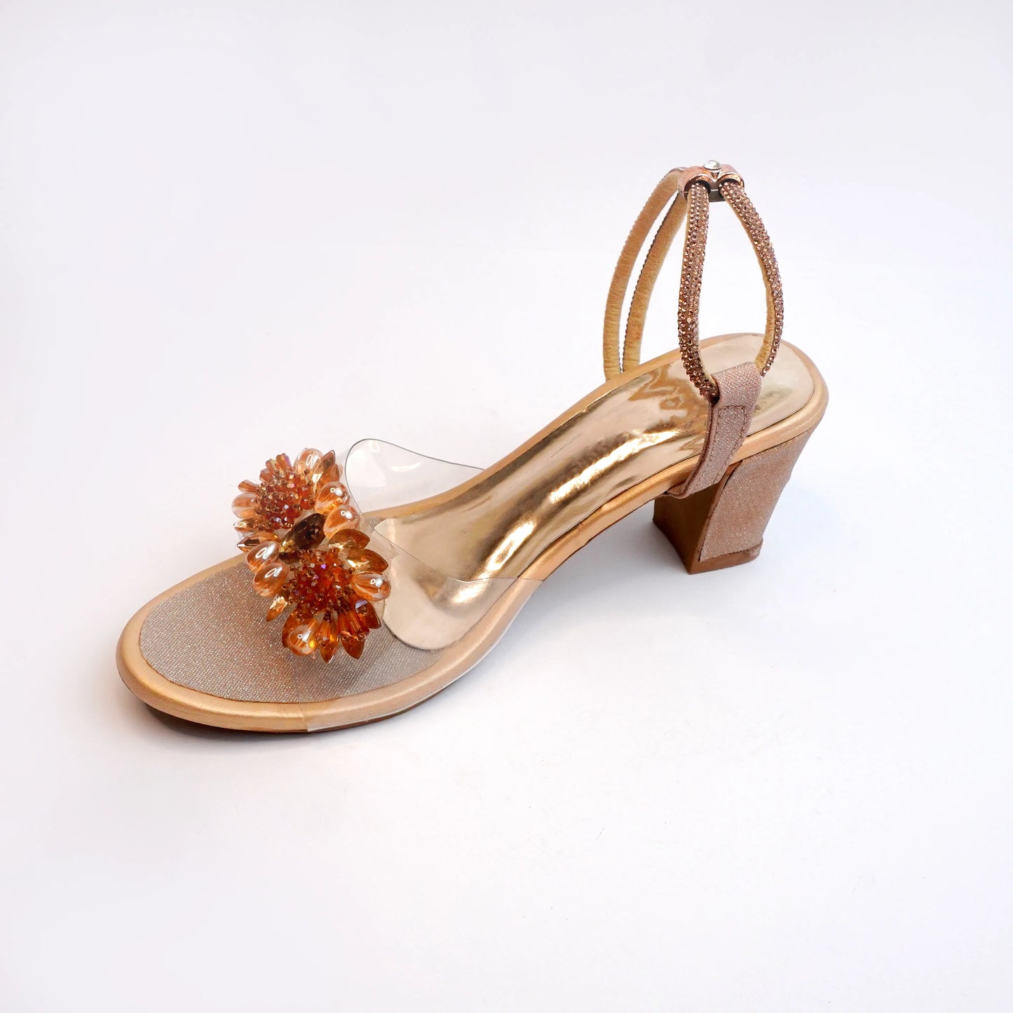 Nolva Crystal Bloom Heels