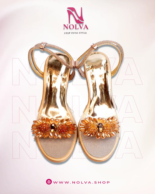 Nolva Crystal Bloom Heels