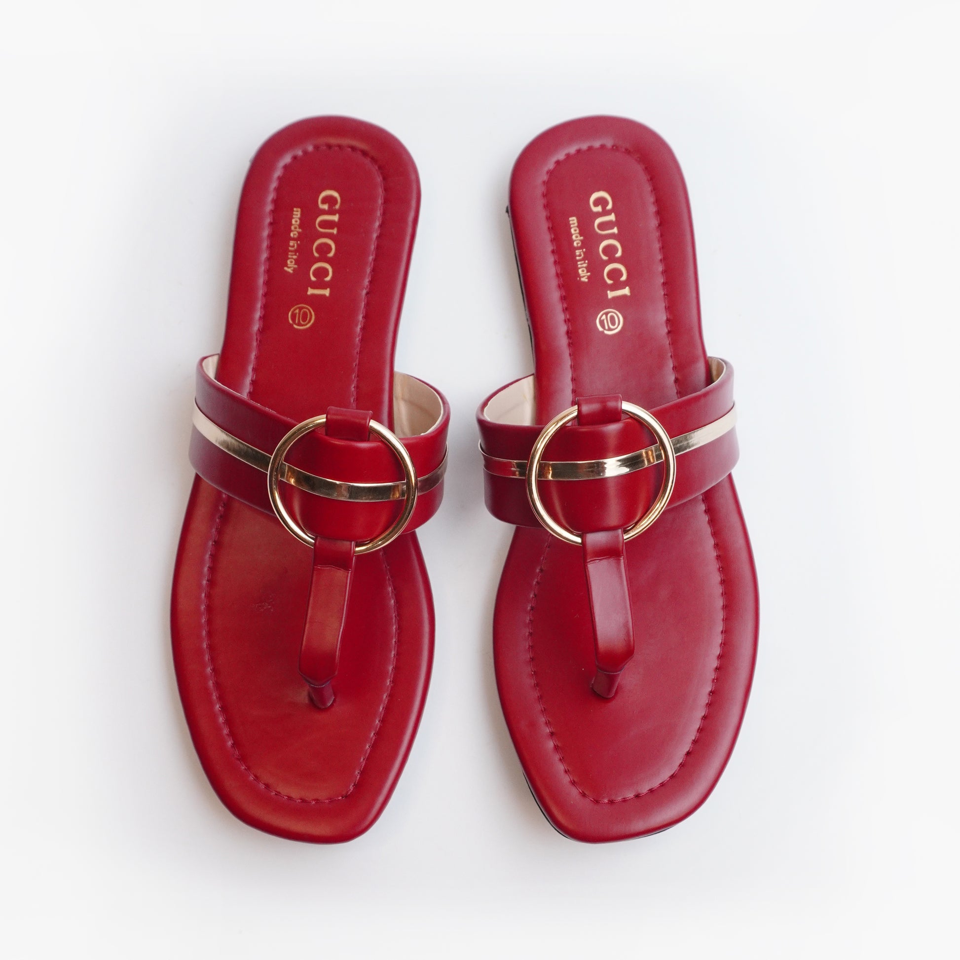 Black ladies sandals with golden buckle – Stylish casual flat sandals for women online Pakistan Nolva