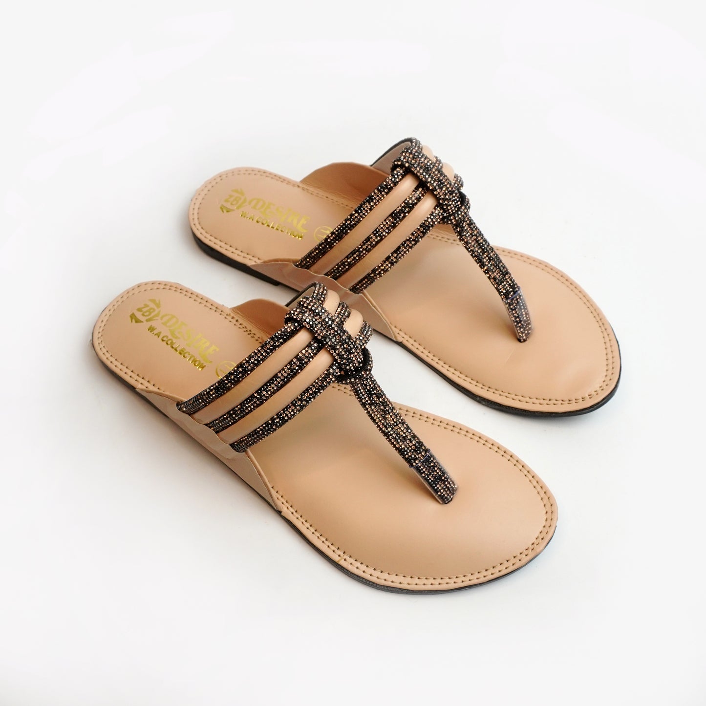 Grey Stylish Women Sandals | Designer Comfortable Flat Footwear for Daily Wear